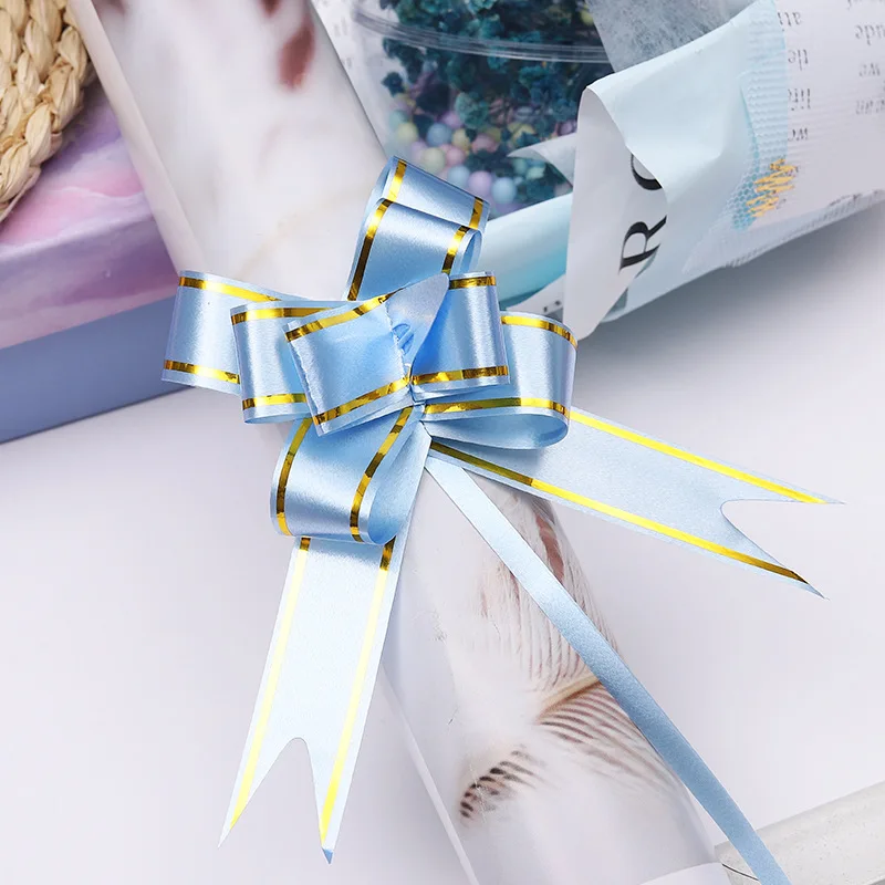 100 Stück Schmetterling-Ziehschleifen mit Goldrand - Hängende Dekoration für Partys, Hochzeiten, Weihnachtsbäume, Geschenkverpackungen & Heimdekoration – Detail 22