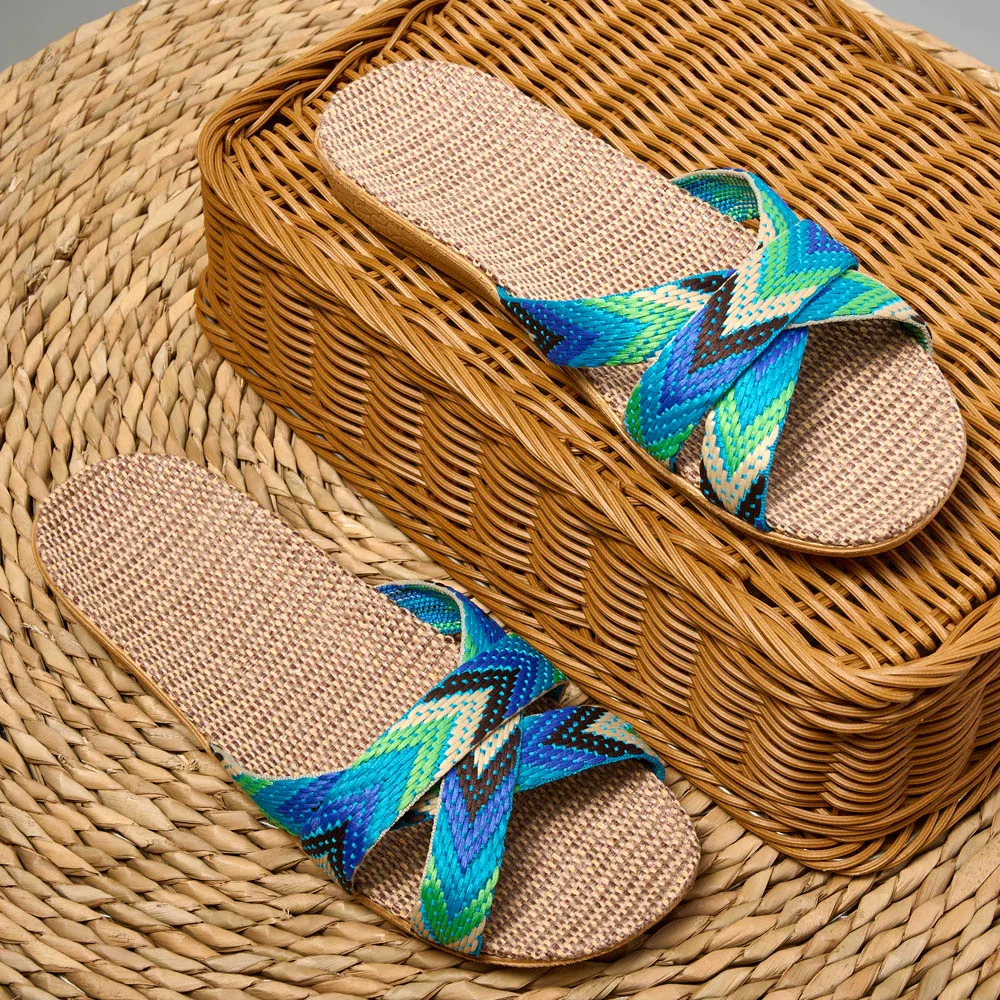 Indoor Slippers Women Home Shoes Lightweight Linen Couple Slippers Lightweight Home Slippers Best Sellers In Shoes