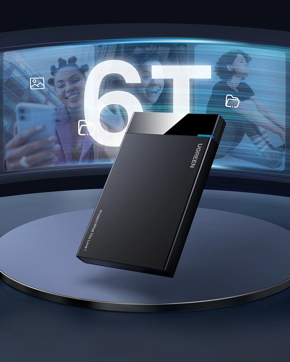 caixa de disco SSD, USB C 3.1,