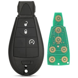 Enhanced 4 - Button Remote Car Key with 433MHz Frequency and PCF7961M 4A Chip (3 Buttons Start)