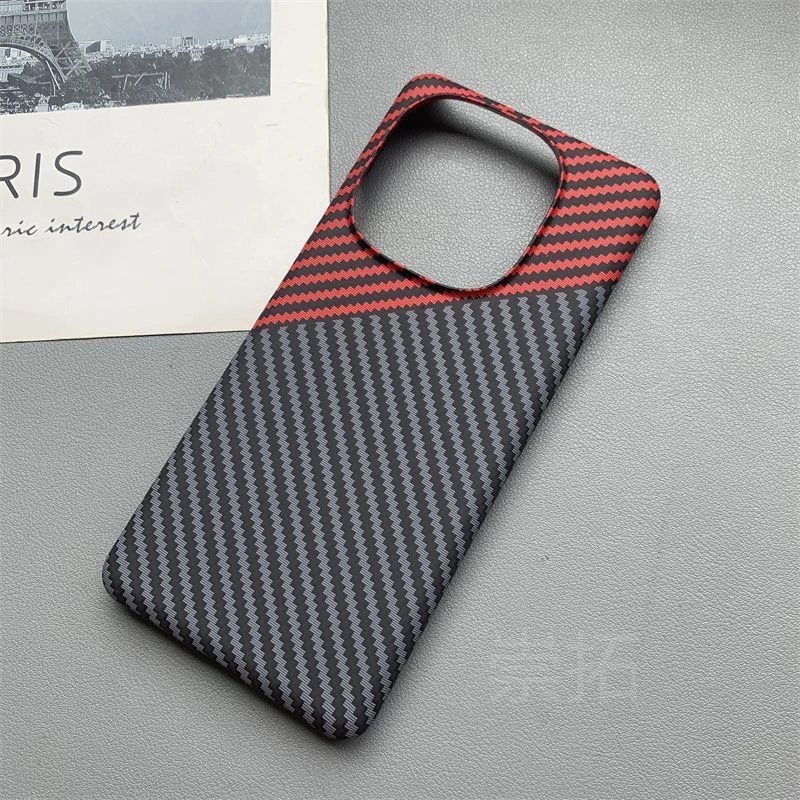 Sleek Matte Carbon Fiber Texture Phone Case - Ultra Thin & Durable Back Cover Bumper