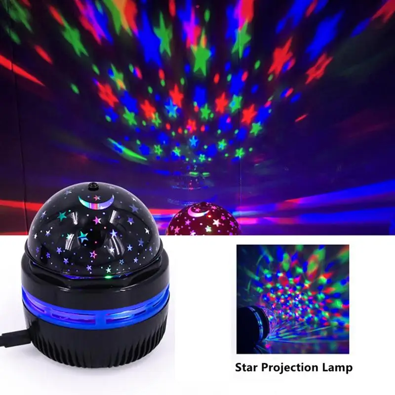 

Disco Light Star Projector Lamp 360-Degree Rotation And 2 In 1 Function Led Disco Lights for Sleep Aid for Home Bedroom Living