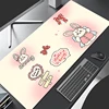 Mouse Pad XL Lockedge Large Gaming Accessories Computer Gamer Keyboard Pad Bunny Rabbit Mouse Mat Desk XXL Mousepad For gift 5