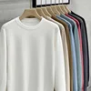 Camel Blue Comfortable Lightweight Sweater Men's Long Sleeve Knit Pullover Sweater Autumn Winter Thermal Warm Classic Sweater