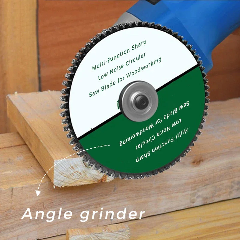 1PC Woodworking Saw Blade 110mm Multifunctional Plastic Metal Wood Angle Grinder Cutting Disc Alloy Cutting Disc For Grinder