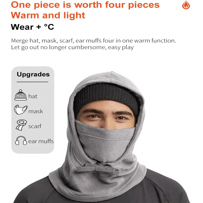 MOON Balaclava Ski Mask Head Mask Baklava for Men and Womens Cold Weather Winter Outdoor Sport for Skiiing Snowboard Cycling