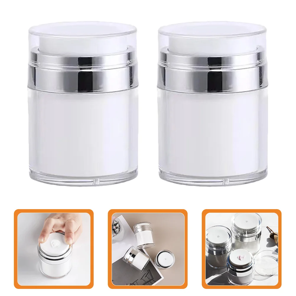 Airless Jar Cream Pump Lotion Bottle Containerrefillable Jars Face Pot Vacuum Bottles Travel Sample Emptymakeup Dispenser Air