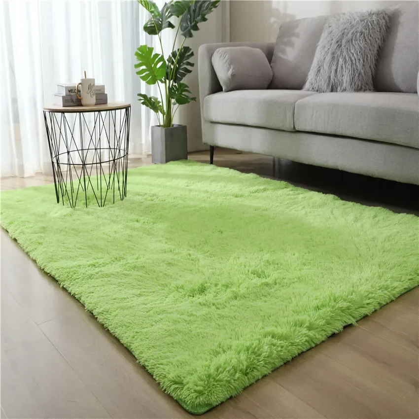 thumbnail image 1 of Alfombra de seda y lana de 4,5 cm de largo para sala de estar, alfombra de felpa para el suelo del dormitorio, alfombras mullidas antideslizantes para decoración del hogar, alfombras de terciopelo sua, 1 of 5