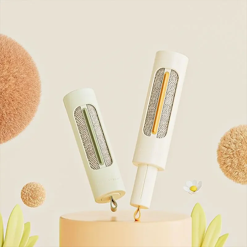 

Portable Bi-directional Clothes Lint Removing Brush Sofa Dog Cat Hair Roller Brush Lightweight Pet Hair Cleaning Tools