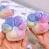 Colorful Plush Soft Cat Foot Antistress Paws Squishy Tapa Foot Girl Kids Adult Sensory Toys Gift Antistress Foot Cat Fidget Toys 2