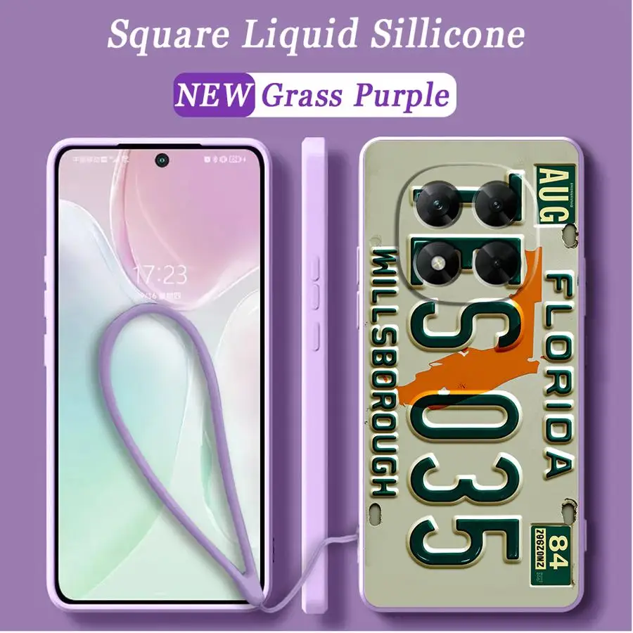 Vintage License Plate Design Phone Cover Case