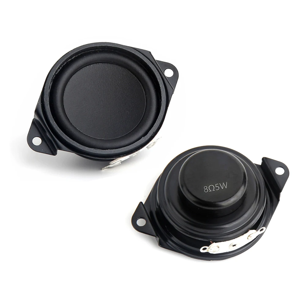 AIYIMA 2Pcs 1.5 Inch Portable Audio Full Range Speaker 8 Ohm 5-10W 40MM Cross Feet Subwoofer DIY Bluetooth Speakers Home Theater