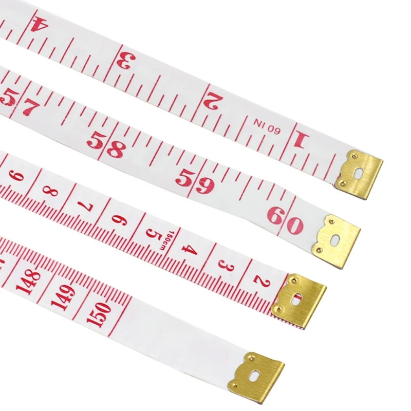39/60 in Body Measuring Ruler Sewing Tailor Tape Measure Mini Soft Flat Ruler Centimeter Meter Sewing Measuring Tape