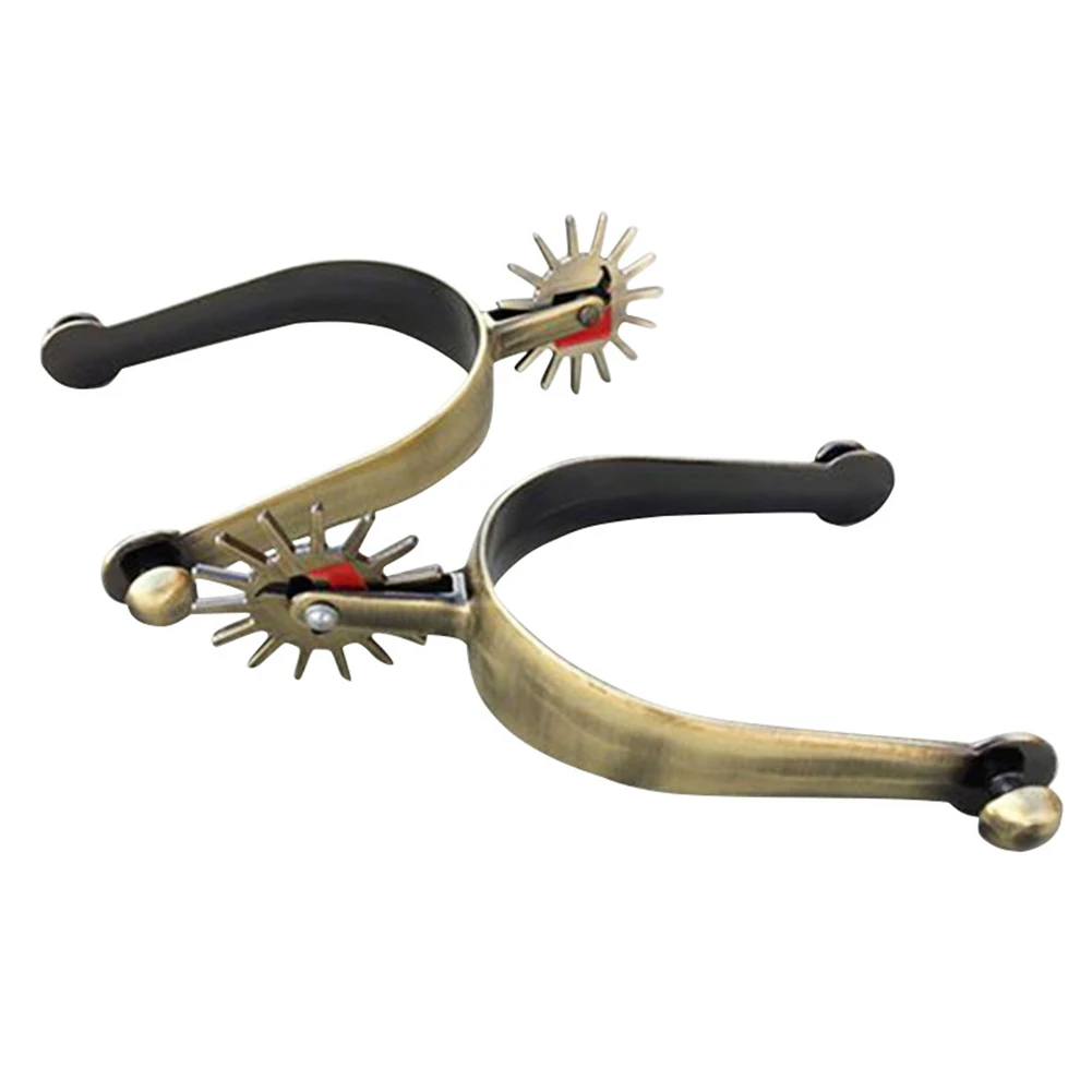 Equestrian Spurs Equestrian Supplies Gear Horse Riding Spur Equestrian Spurs Western Zinc Alloy Outdoor Sports