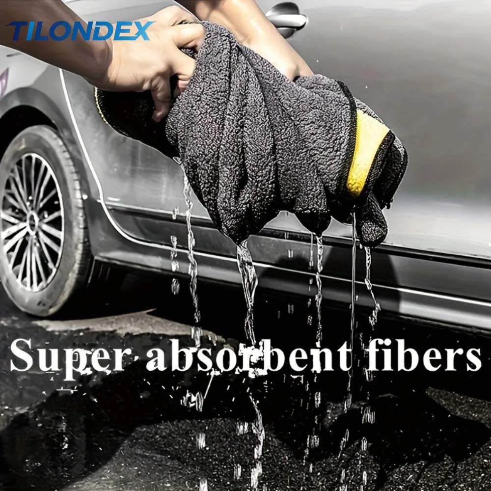 Ultra-Absorbent Microfiber Car Cleaning Towel - All-Purpose Dust and Detailing Cloth 30x60cm