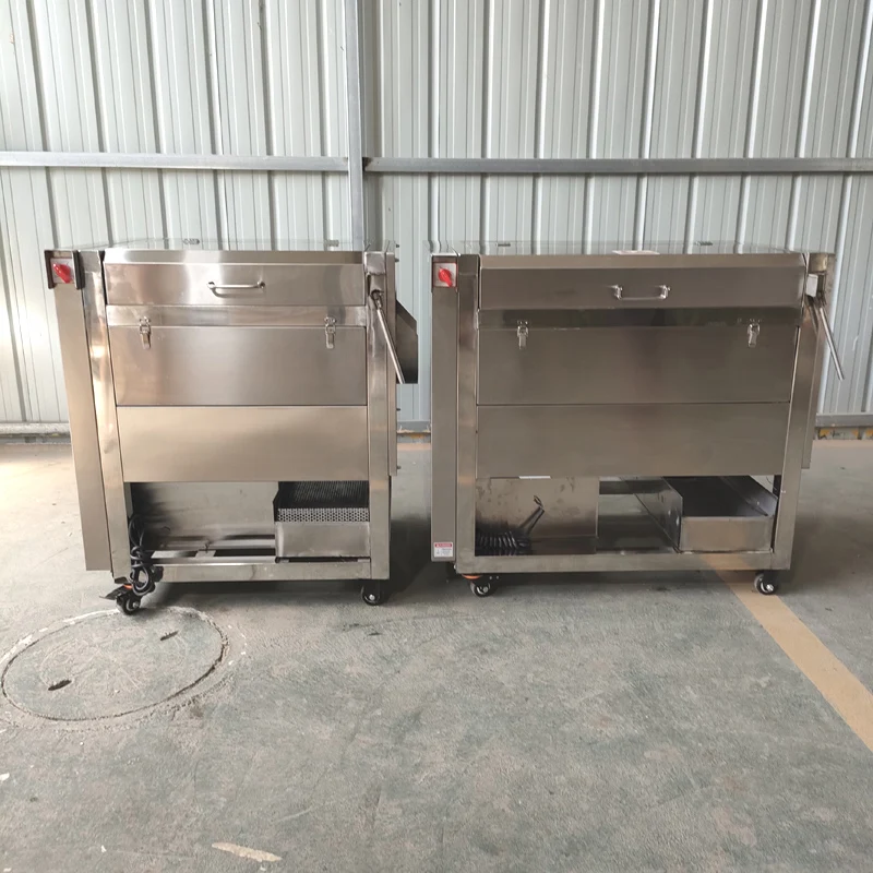 Industrial vegetable potato carrot taro cassava ginger yam root washing and peeling washer peeler machine 4