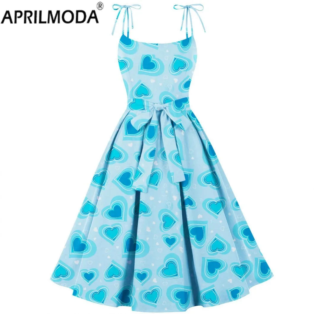 

Женское винтажное платье в стиле рокабилли, зеленое платье с градиентным принтом, туника в стиле ретро 60-х годов, сексуальная туника, на лето 2024