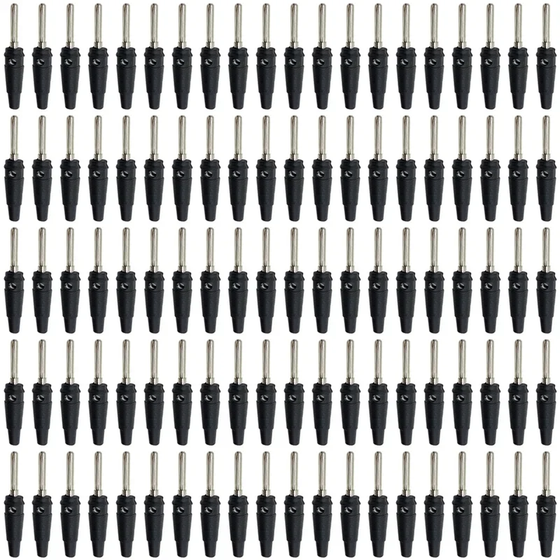 e Preto, Alta Corrente, Conexão Parafuso, 4mm, 20 Pcs, 100Pcs