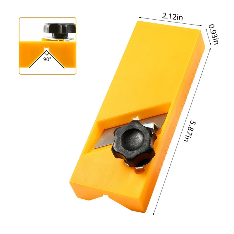 45&deg; Chamfer Trimming Cutter Woodworking Board Planer Tool Manual Wood Knife Carpenter Bottom Deburring Edge Planing Blade woodworking hand tools wood trimming tool