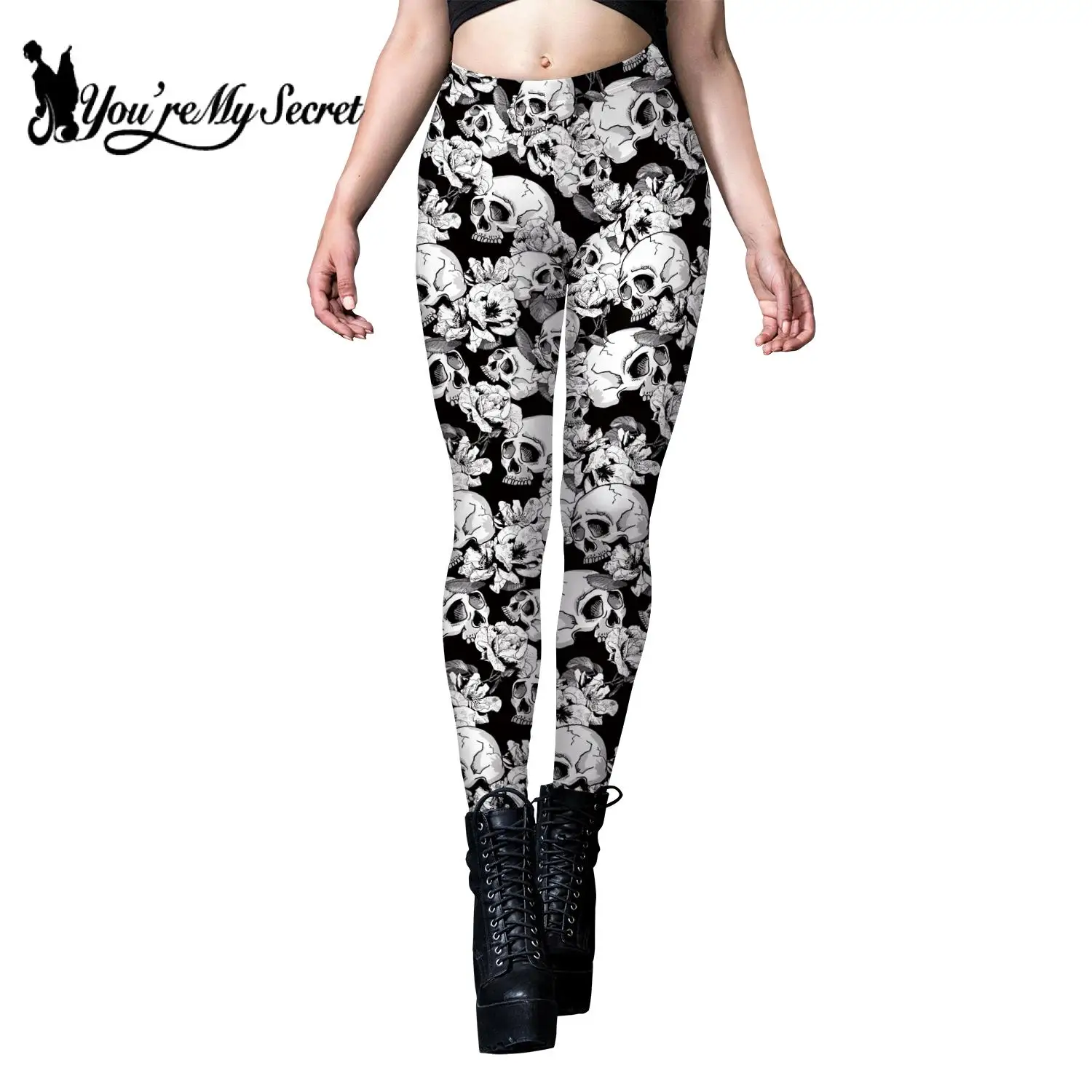 Femenino y sexy leggins super reductor negro