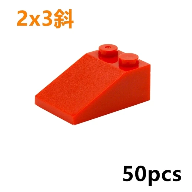 Creative Educational Building Block Roof Tile Slope - Thick Figure Assembly Toy Set