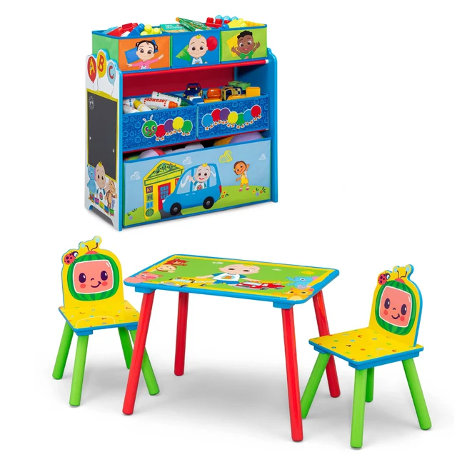 4-Piece Toddler Playroom Set by Delta Children – Includes Play