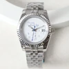 MINUTETIME NH35 Watch For Who cares, I'm already late Silver Sapphire Crystal NH35A Automatic Movement 39mm Stainless Bule Hands 3