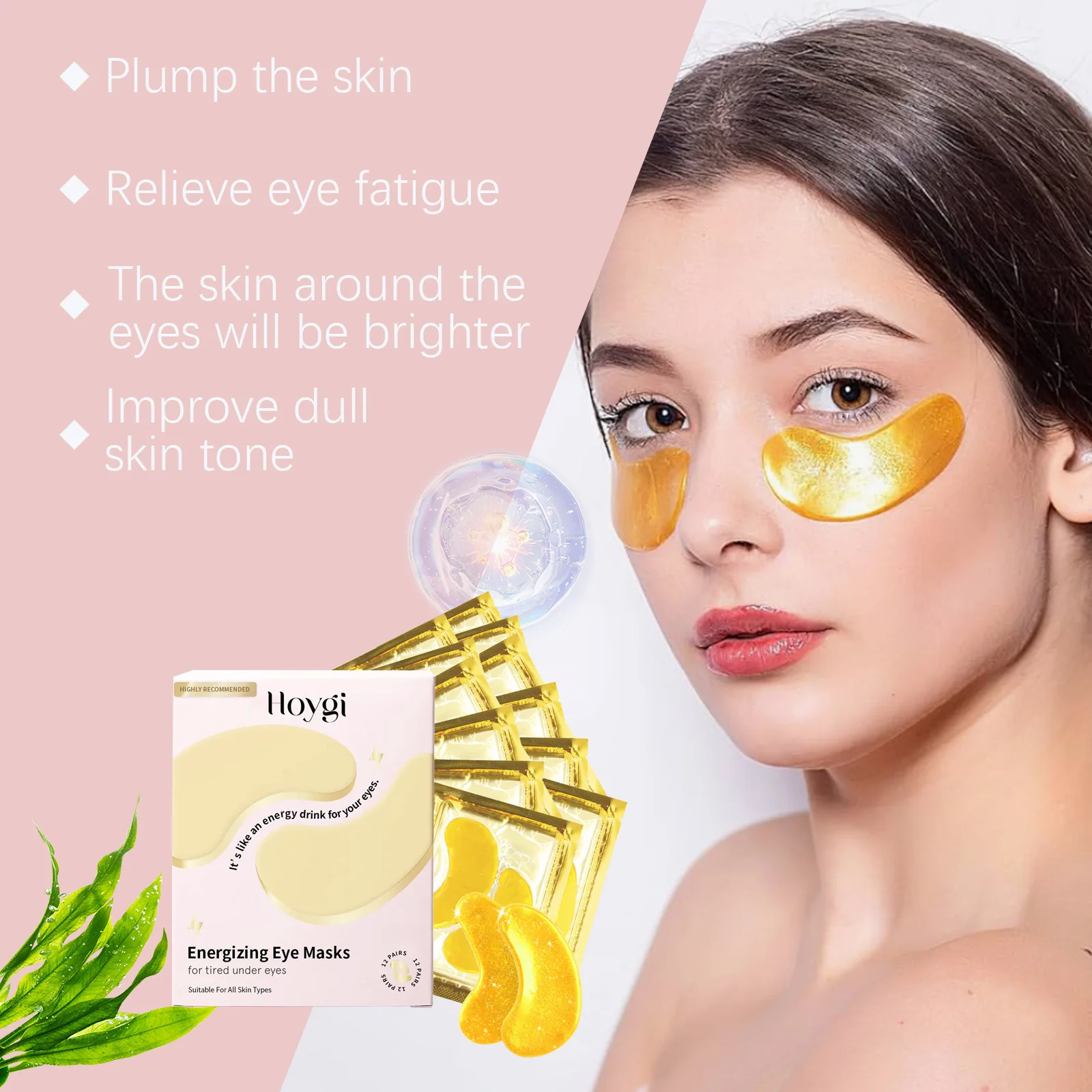 Crystal Eye Patches Anti Dark Circles Lifting Firming Eyes Bags Removal Fade Fine Lines Anti Wrinkle Aging Moisturizing Eye Mask 4