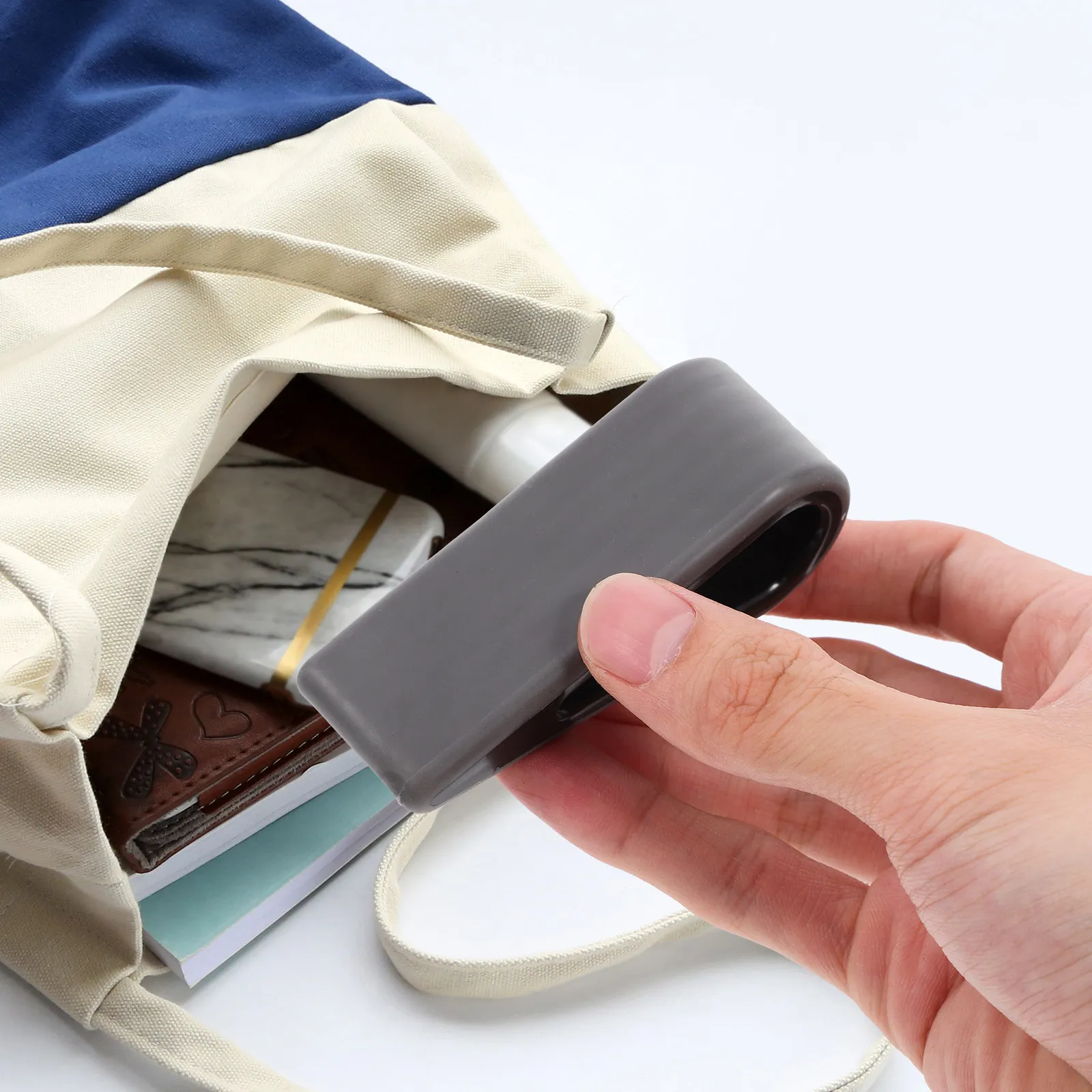 2Pcs 노트북 스탠드 노트북 책상 라이저용 높이 조절 가능한 틸팅 웨지 실리콘 킥스탠드 경량 통풍형 홀더 사무실 홈