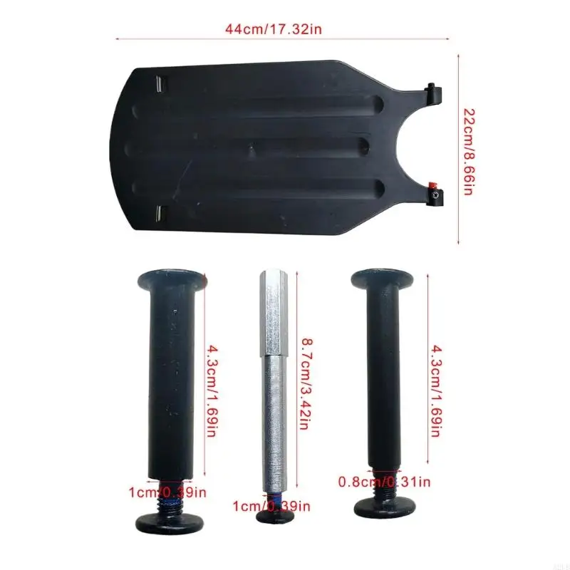 Kinderwagen hintere Brett vordere Hinterrad -Lagerstange Baby Kinderwagen Teilezubehör A2UB – Detail 6