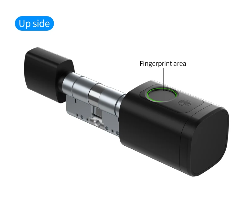 Tuya APP Fingerprint Cylinder Smart Door Lock Electronic Digital RFID Keypad Cod
