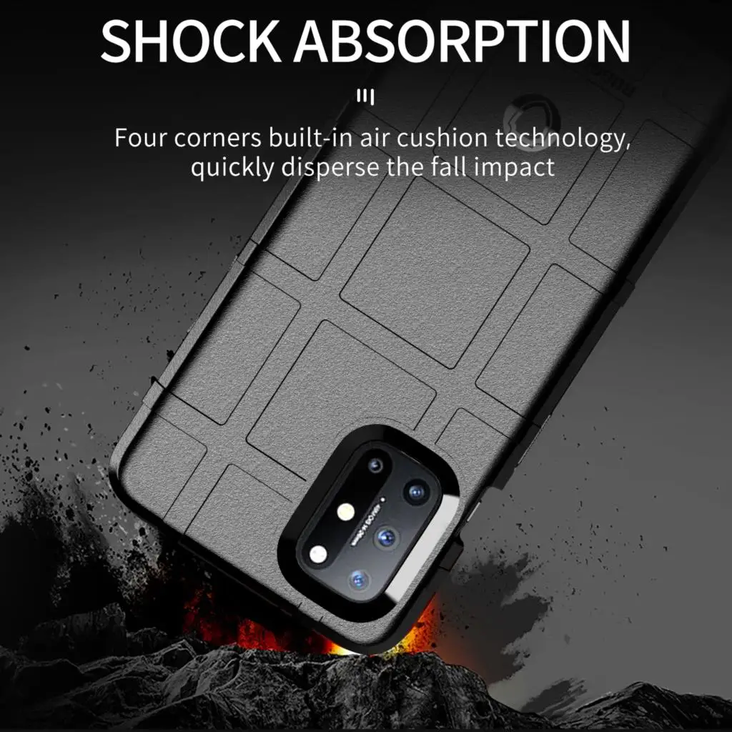 ShockProof Rugged Shield Anti-Shock Impact Armor Back Cover