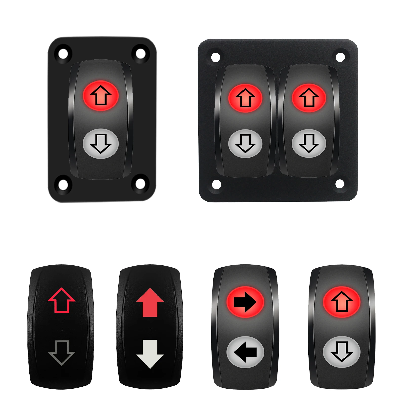 20A Reverse Polarity Rocker Switch ON OFF ON ON Off ON Up Down 12V 20a-reverse-polarity-rocker-switch-on-off-on-on-off-on-up-down-12v