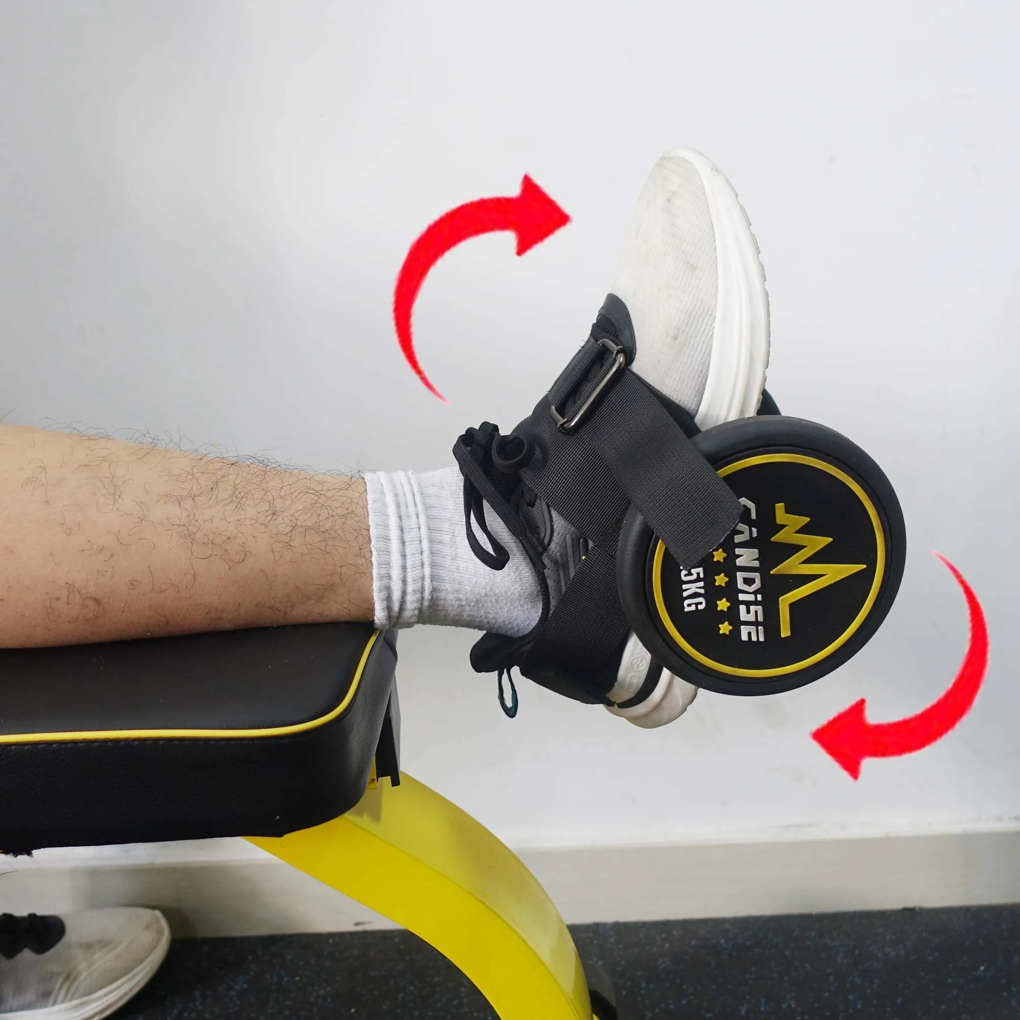 ankle straps fitness ankle straps ankle wrist cuffs ankle wrist weights Dumbbell Ankle Strap Foot Strap Tibialis Trainer Leg Muscle Strengthen Training Calves Shins Workout Fitness Equipment