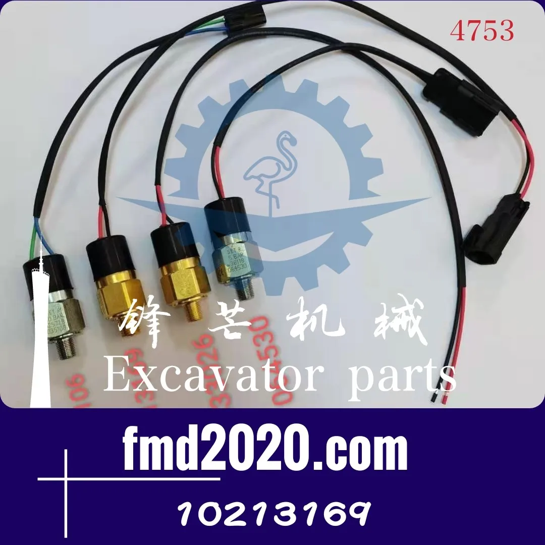 

Pressure sensor 10213169 Excavator Loader parts Air compressor parts Electrical parts