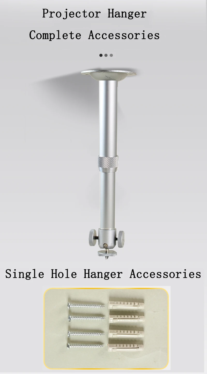 Thinyou 20 Cm 120 Cm Universal-Projektorhalterung Mit Schwenk-/Neigefunktion, Verstellbare Deckenmontage, Wandhalterung, Projektorständer S8Abb5E883B264846B003E1F6Af940142T