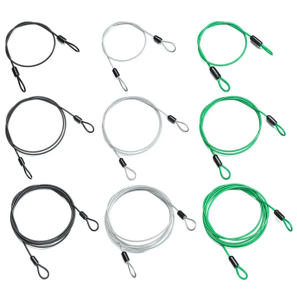 0.5/1/2Meters Bicycle Accessories Bicycle Lock Wire Cycling Strong Steel Cable Lock MTB Road Bike Lock Rope Anti-theft Security