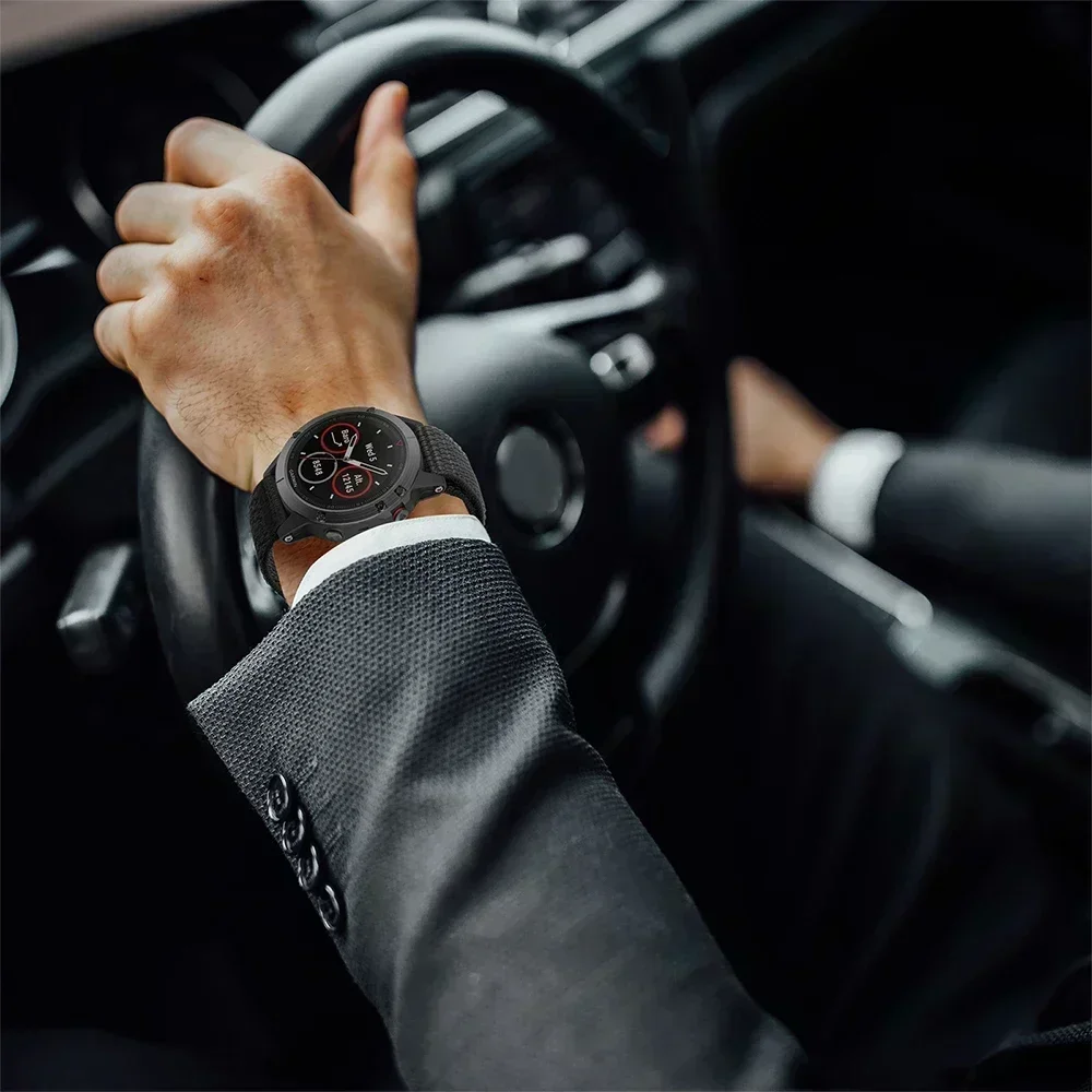 Premium Hook & Loop Nylon Strap for Smartwatch Bands - Available in 26mm & 22mm