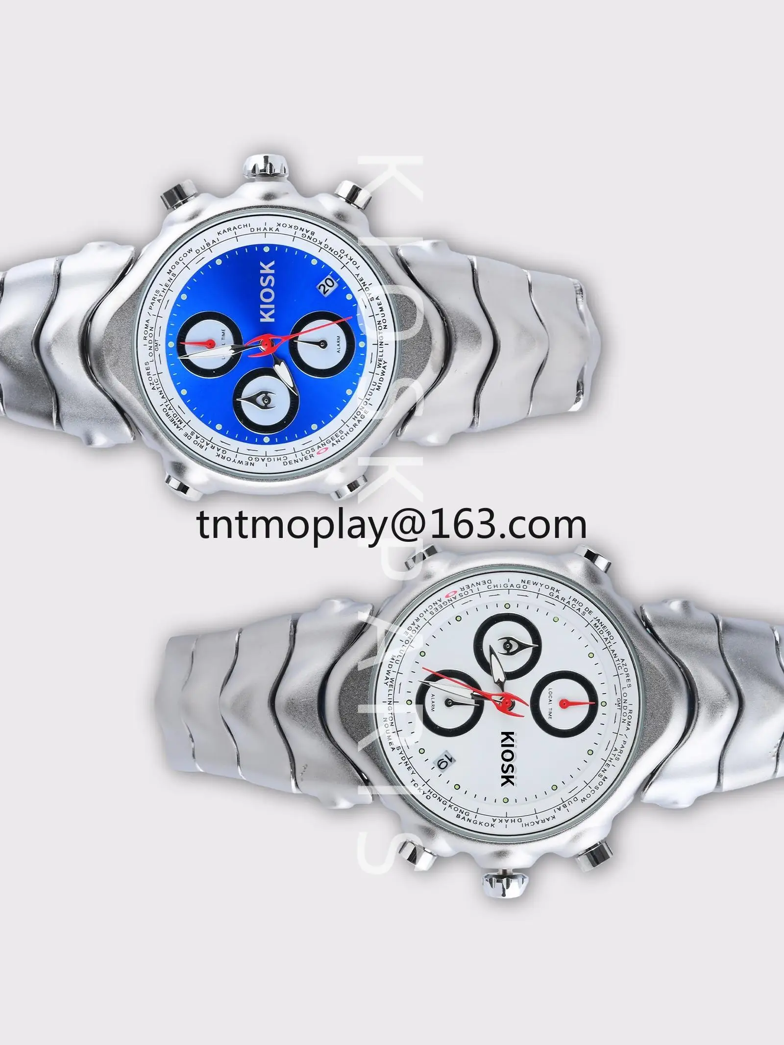 Alien watch three-eye judge, retro men's fashion trendy high ins niche y2k