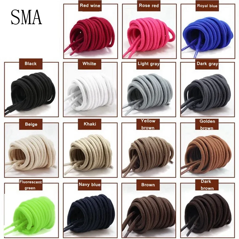 1 Pair Classic Solid Round Shoelaces Durable Polyester Shoe laces Boot Laces Sneaker Shoelace 21 Colors 70cm 90cm 120cm 150cm 1 Pair Classic Solid Round Shoelaces Durable Polyester Shoe laces Boot Laces Sneaker Shoelace 21 Colors 70cm 90cm 120cm 150cm