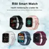 Blackview R50 smartwatch (Bluetooth call), voice assistant, large screen, women's health, sweat resistant aluminum alloy case si 1
