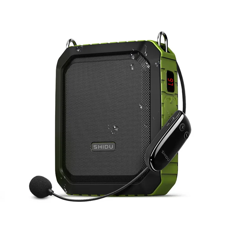 

SHIDU M800 18W Headset Wireless Microphone Rechargeable Waterproof Voice Amplifier For Teacher Public Speech