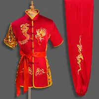 Uniforme traditionnel chinois Dragon Wushu pour hommes et femmes, ensemble de vêtements Kung Fu, uniforme d'arts martiaux, chapelle Tai Kleding, taoïste ShaCrists 3