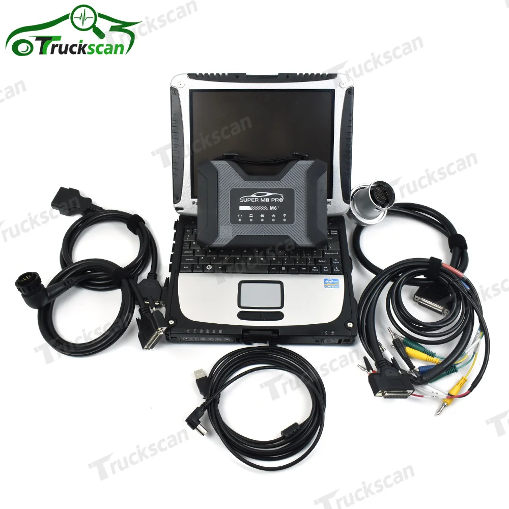 

SUPER MB PRO M6 Trucks Diagnostics Wireless Connection Diagnosis Tool Support For B-ENZ /For B-WM+CF19 laptop