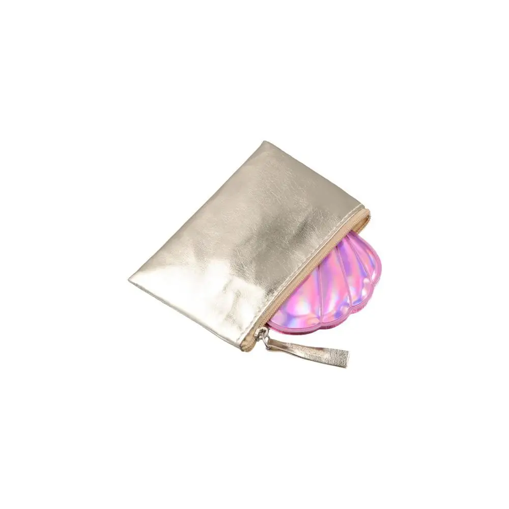 Coin Purse Portable Cosmetic Bag Bright PU Coin Purse Korean Style Wallet Zipper Coin Purse Solid Color Small Item Bag Men