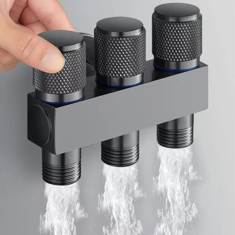 Set Di Rubinetti Per Bidet Set Di Rubinetti Per Bidet Da Bagno A Doppio Uso Pistola Grigia Ad Alta Pressione In Ottone Grigio Montata A Parete