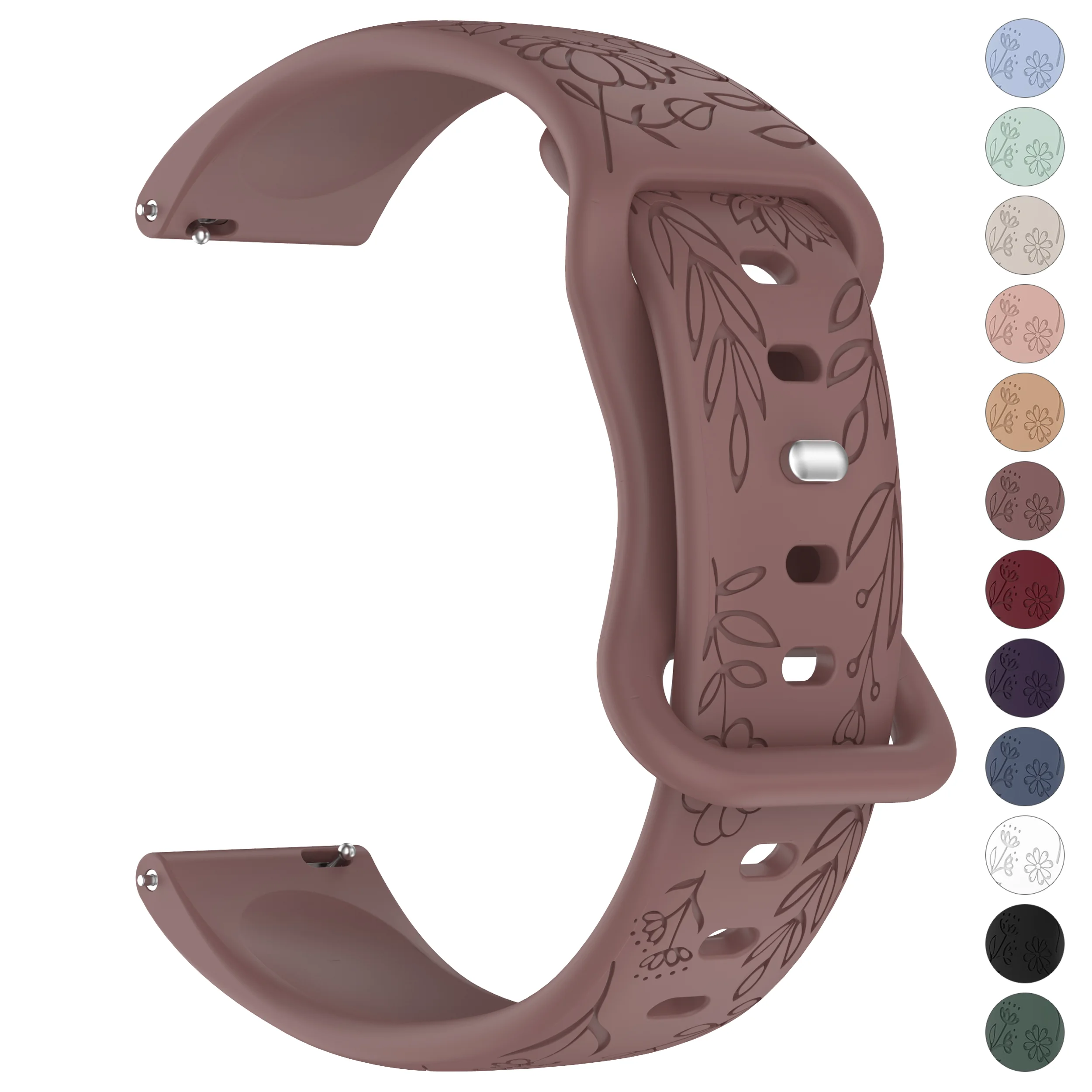 Floral Silicone Strap - 3D Design