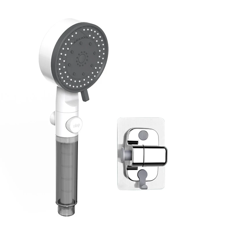 High-Pressure Filtered Handheld Showerhead with One-Key Water Control