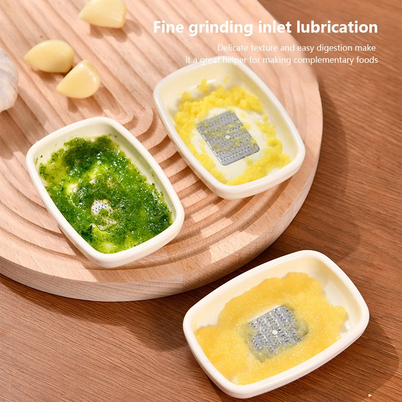 1PC Manual Ginger Grater Wasabi Grater Crusher Garlic Grinder Kitchen Fruit Presser Vegetables Ginger Grinding Kitchen Tool