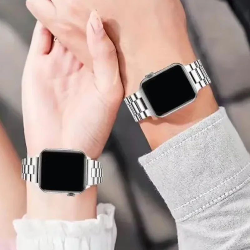 Premium Stainless Steel Watch Strap - Elegant Metal Bracelet Replacement